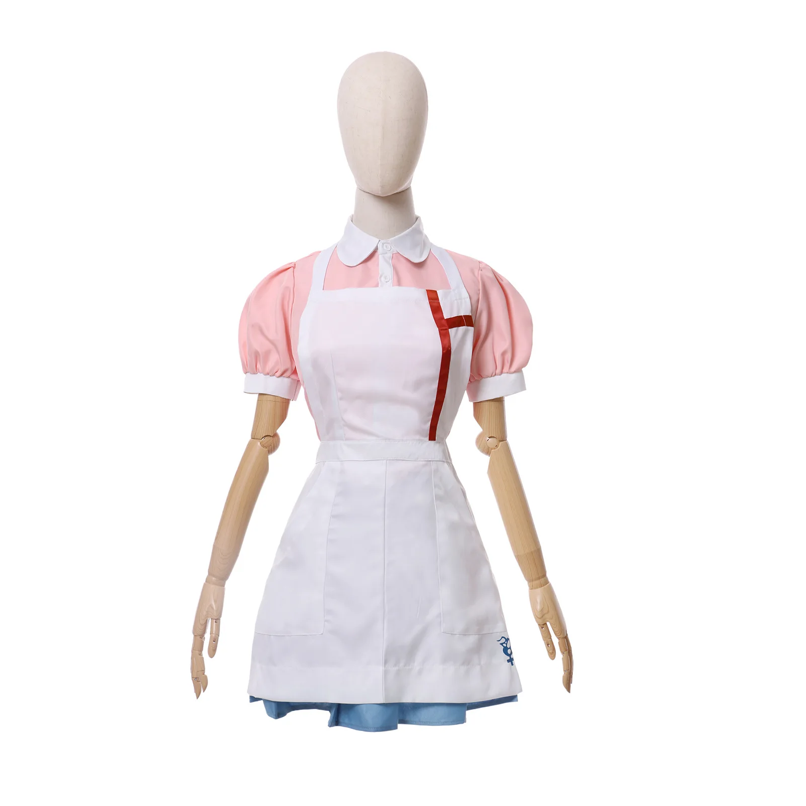 Danganronpa Mikan Tsumiki Cosplay Outfit With Wig Anime Halloween Despair Ultimate Nurse Uniform Maid Costume Full Set For Women - Image 5