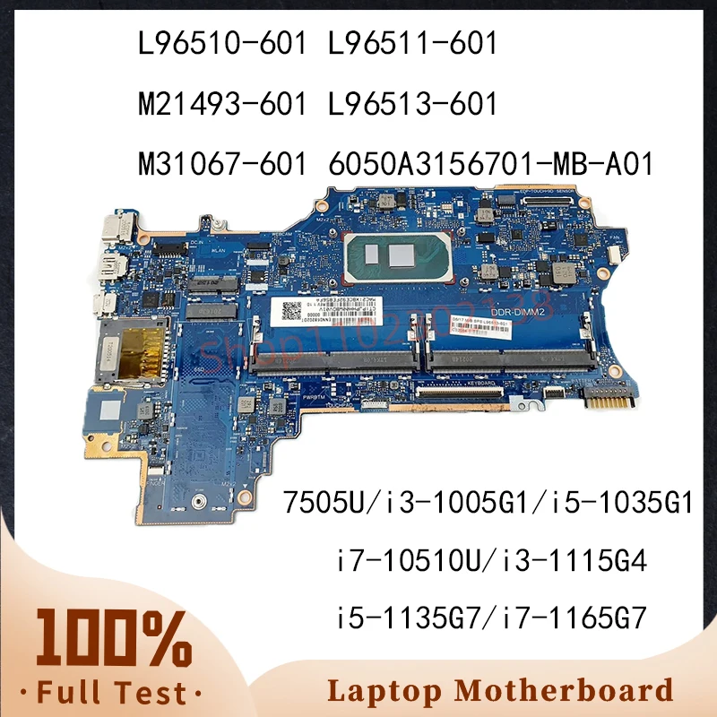 

Для HP X360 14-DW 14M-DW б/у материнская плата L96513-001 L96513-601 с процессором i7-1065G7 6050A3156701 DDR4 100% рабочая