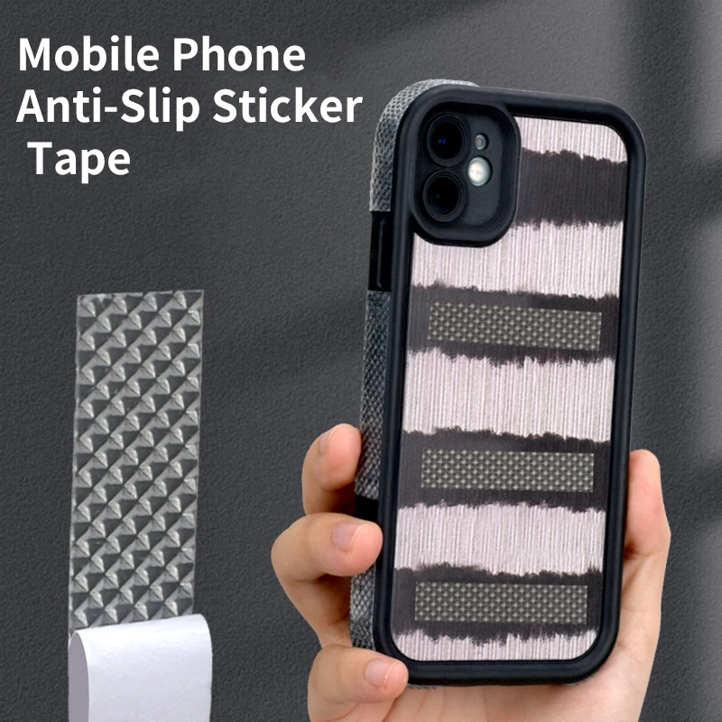20pcs Mobile Phone Case Anti-Slip Stickers Transparent Tape Side Protection Waterproof Grip Universal Tablet Game Handle