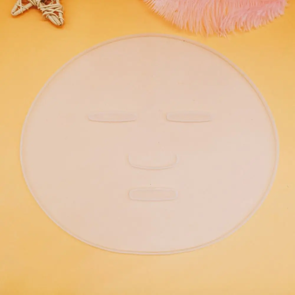 Nuevo molde de máscara Facial de silicona, herramienta de fabricación de máscaras, bandeja de molde de máscara transparente, placa de máscara Facial portátil DIY