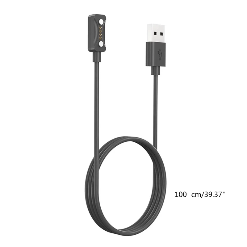 1m adaptor pengisi daya USB Tipe c magnetik Dock pengisi daya kabel untuk Polar ignite 3 / Pacer/Pacer Pro aksesori jam tangan pintar