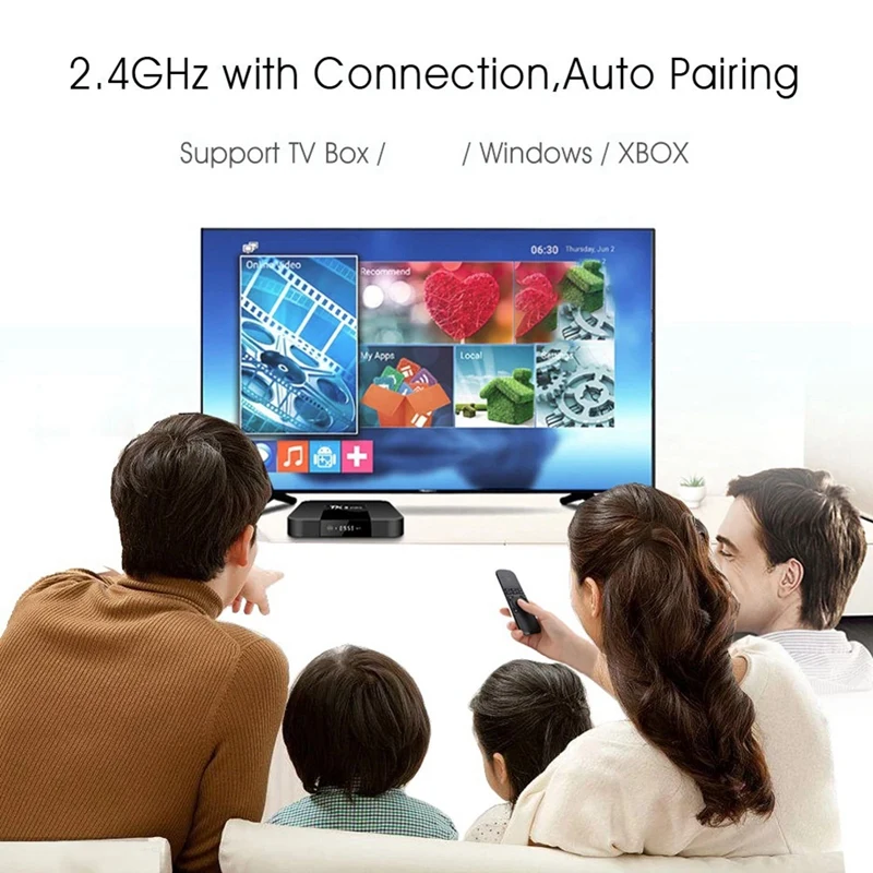 The Newrii I7 Air Mouse 2.4G Wireless Remote Control Android TVB Smart Computer Controller