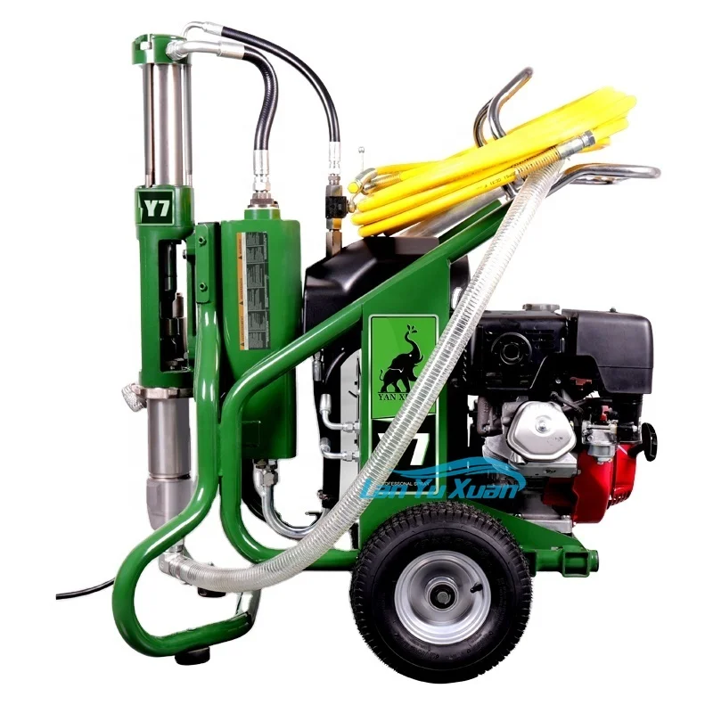 YAN XIANG Y7 Big Rig Gas Hydraulic Airless Paint Sprayer, 380V Electric Powerful Airless Spray Gun GH833