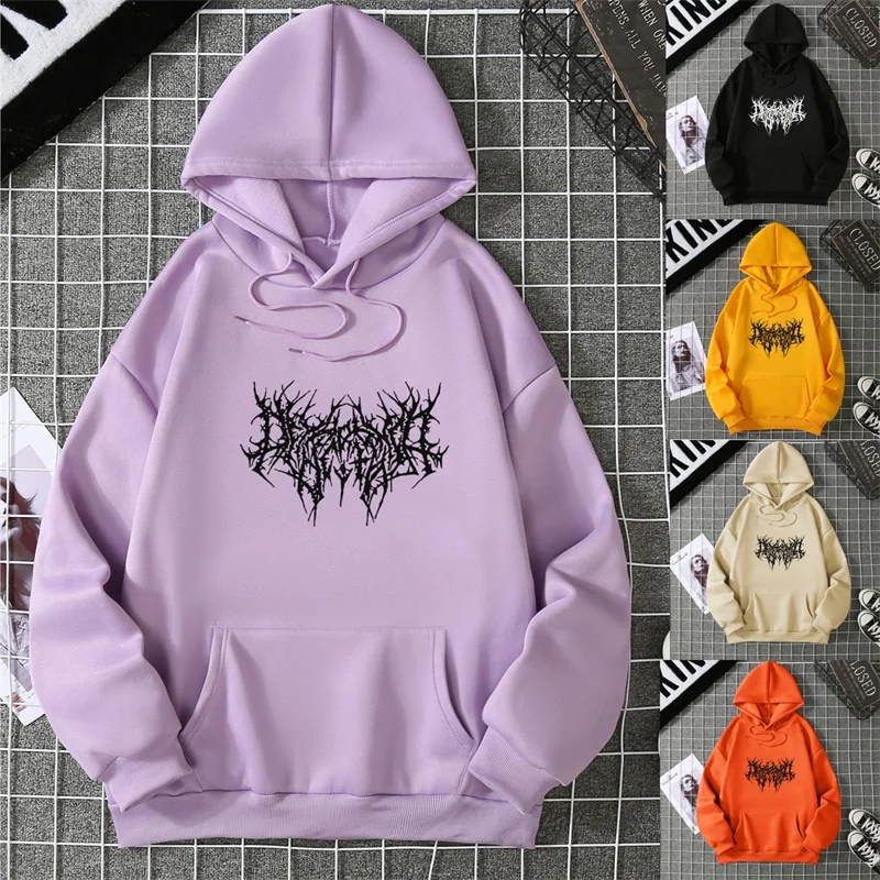 2025 Winter New Women's Hoodie High Street Unisex style Double Pockets Sweatshirts Outerwear Plus-Size Women's Clothing CYXX245