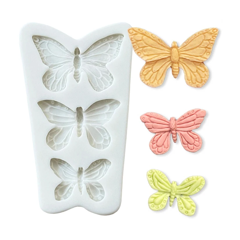 Butterfly Silicone Cake Baking Mold Sugarcraft Chocolate Cupcake Resin Tools Fondant Decorating Tools
