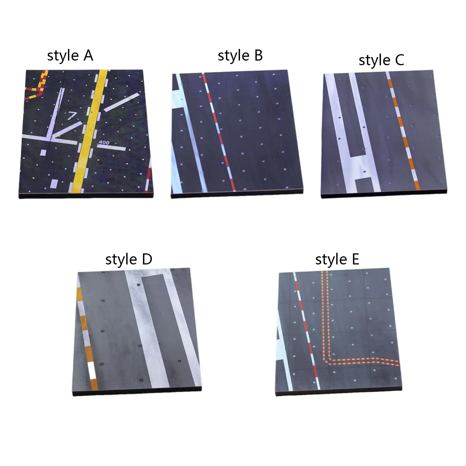 1/72 전투기 비행장 활주로 모형 정적 모형 활주로 장식, 항공 장식품