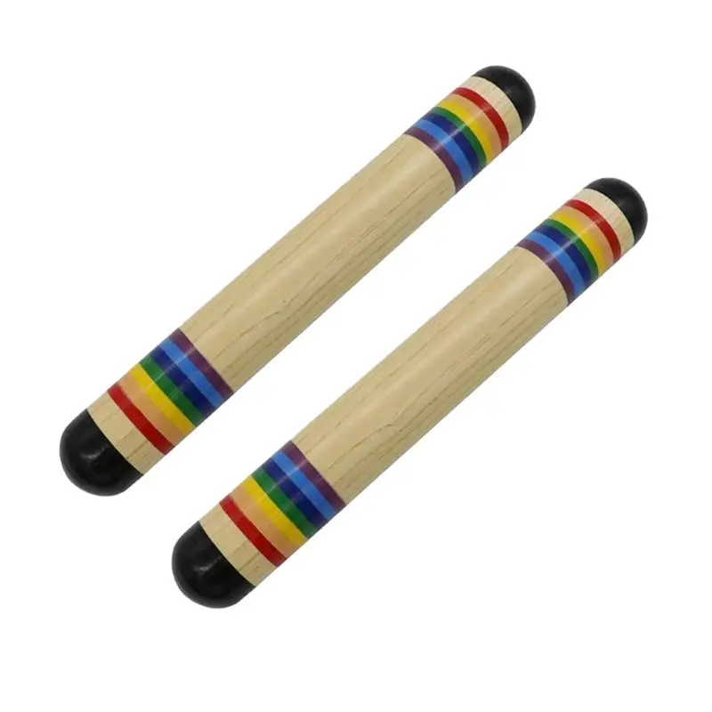 

WOWFU-Rain Stick, Wooden Rain Maker Rattle Shaker Rainfall Tube, 2PCS Musical Instrument For Kids
