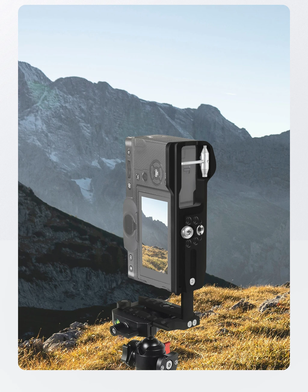 Xt5 schnell verschluss l platte halterung für fujifilm X-T5 kamera stativ arca-typ halter 1/4 kalt schuh horizontal vertikal handgriff – Detail 10