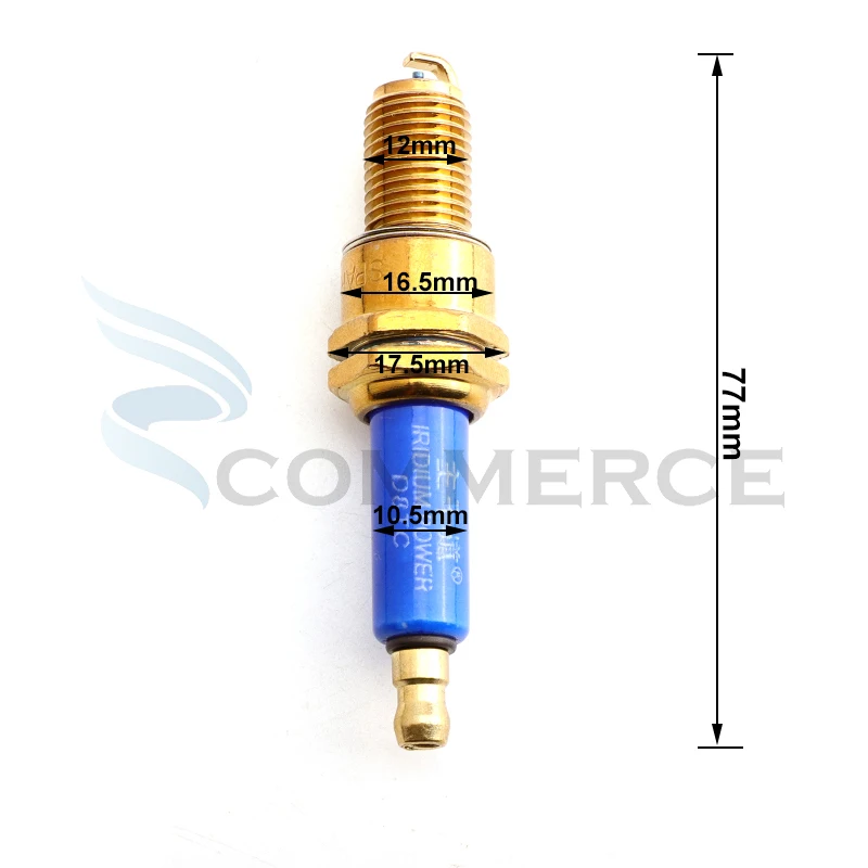 Motorcycle Spark Plug D8TC For Vertical Engine CG Series 125cc 150cc 200cc 250cc Off-road Vehicle Motocross 250CC Scooter image 5
