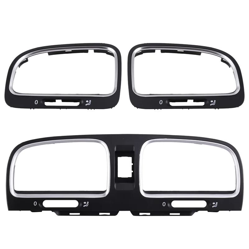 

Для VW Golf 6 MK6 GTI R32 2009-2012 салон автомобиля, вентиляционная решетка переменного тока, рамка, крышка воздуховыпускного отверстия, накладка 5K0819704 5K0819703