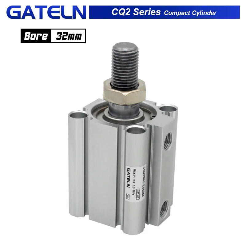 

CQ2B32 CDQ2B32 Compact Cylinder Double Acting single Rod Male Thread