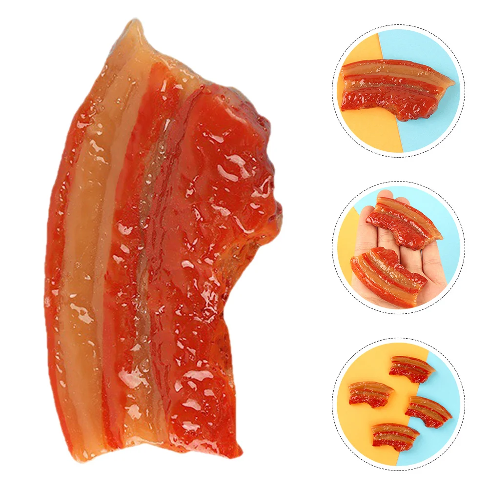 ของตกแต่งอาหารปลอม 6 ชิ้น ทำจากเรซิ่น PVC เหมือนจริง สำหรับตกแต่งครัว ร้านอาหาร ถ่ายภาพ