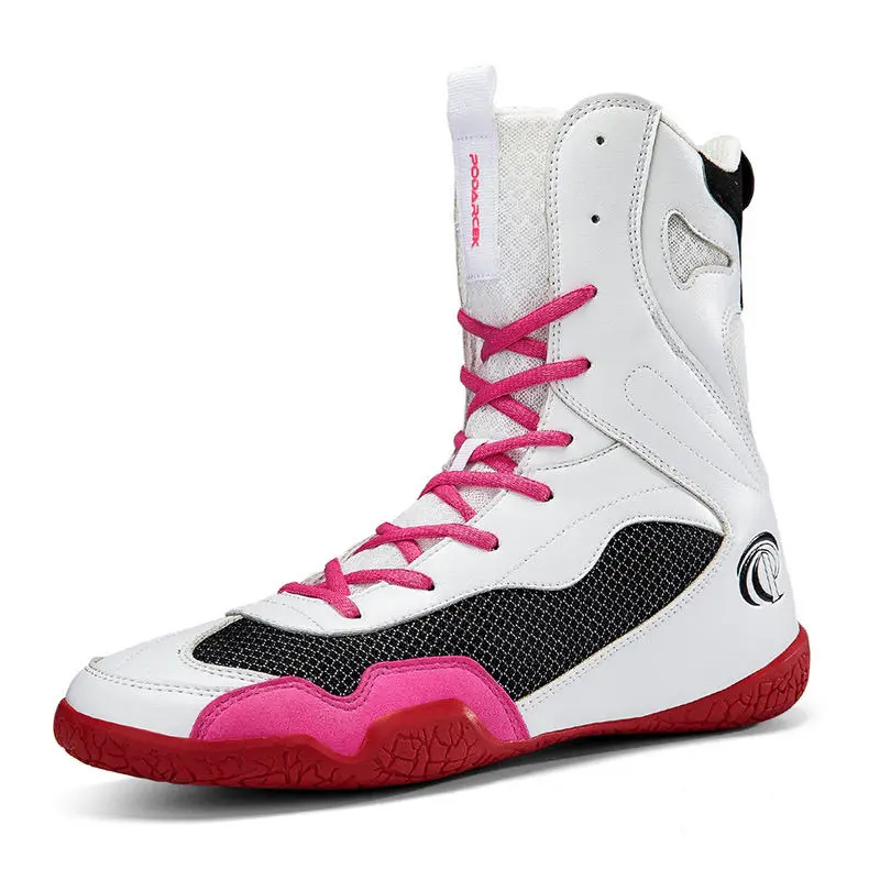 2025 New High-top Boxing Shoes Men's Non-slip and Durable Wrestling Shoes Professional Than Fighting Indoor Sports Shoes