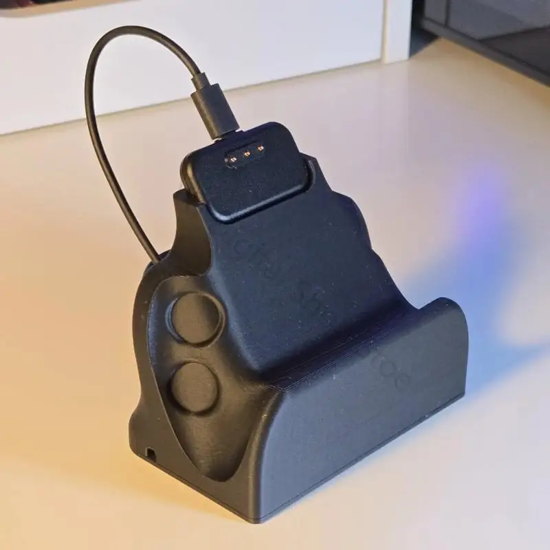 96BA Controller-Halterung für Steam Controller 2 mit Frontlippe und Kabelöffnung, PLA+ 3D-gedruckter Game-Controller-Ständer für – Detail 8