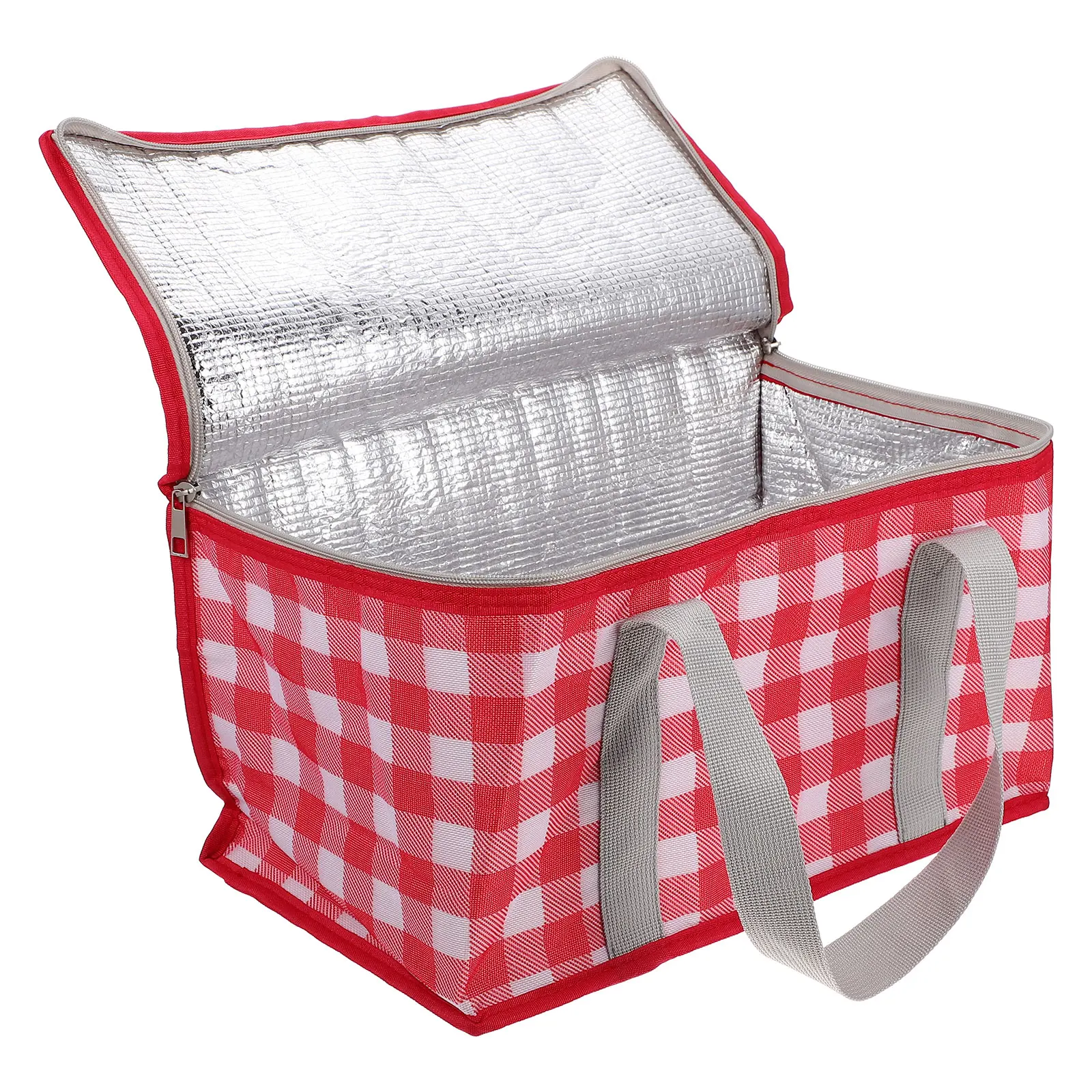 

Portable Waterproof Lunch Bag Oxford Cloth Cooler Tote Food Delivery Insulation Pouch Bento Camping Picnic Multi Function Meal