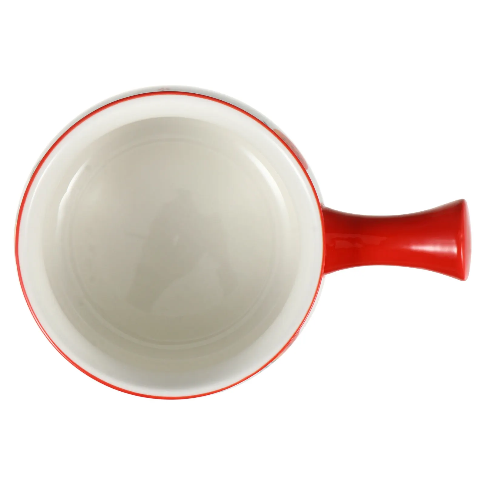 

1Pcs Food Grade Ceramic Milk Soup Pot Baby Feeding Bowl Ergonomic Handle Microwave Oven Dishwasher Safe Flat Bottom Fast Heating