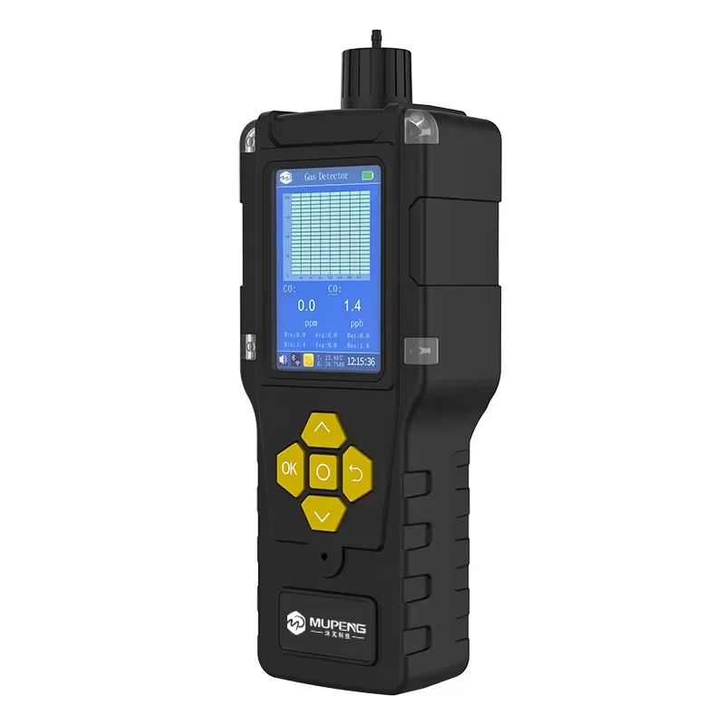 2-in-1 Hand-Held Portable Workshop Air Dust Detector PM2.5+PM10 Dust Concentration Acousto-Optic Alarm