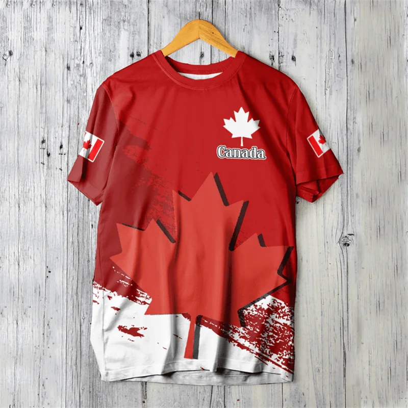 Canada Day T-shirt Canadian Fl – Summer Clothing Women Canada recenzja i cena