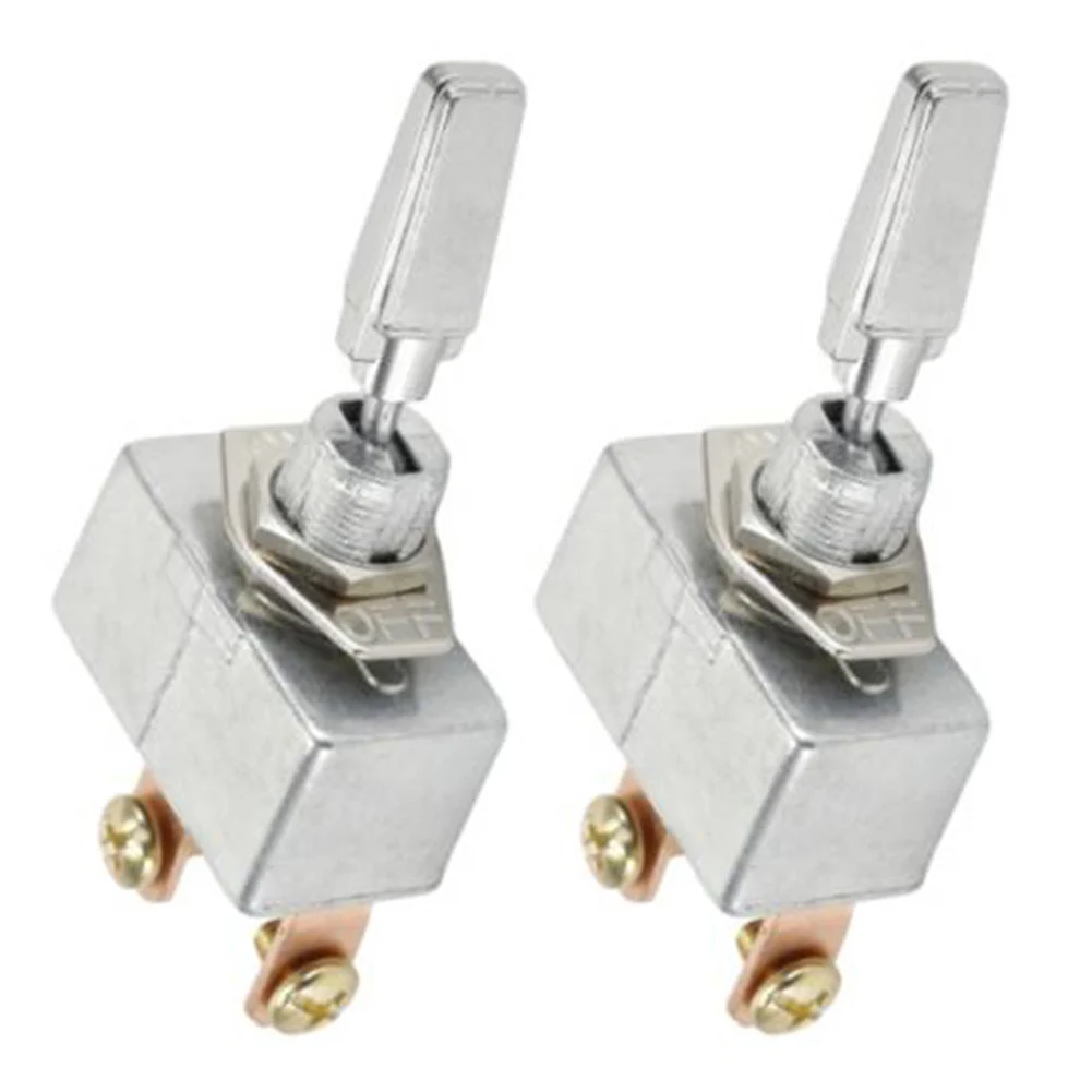 Reliable Metal Construction Toggle Switch Heavy Duty Automotive Rocker Switch for ON OFF Control of Electric Devices