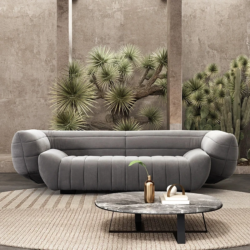 الإيطالية leichen Luxus stil Benutzer definierte Samts toff technche Stoff Leders of a Set Möbel Wohnzimmer Sofas