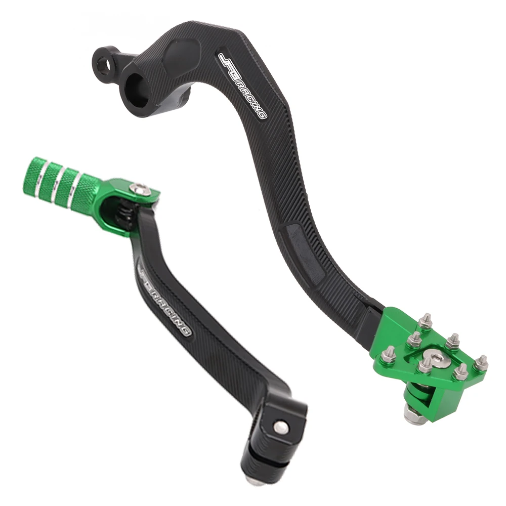 Für Kawasaki KX250F KX 250F 2009-2018 Motorrad Vorne Bremse Hinten Flüssigkeit Reservoir Abdeckung Kappe Fuß Brems Shifter Shift pedal Hebel