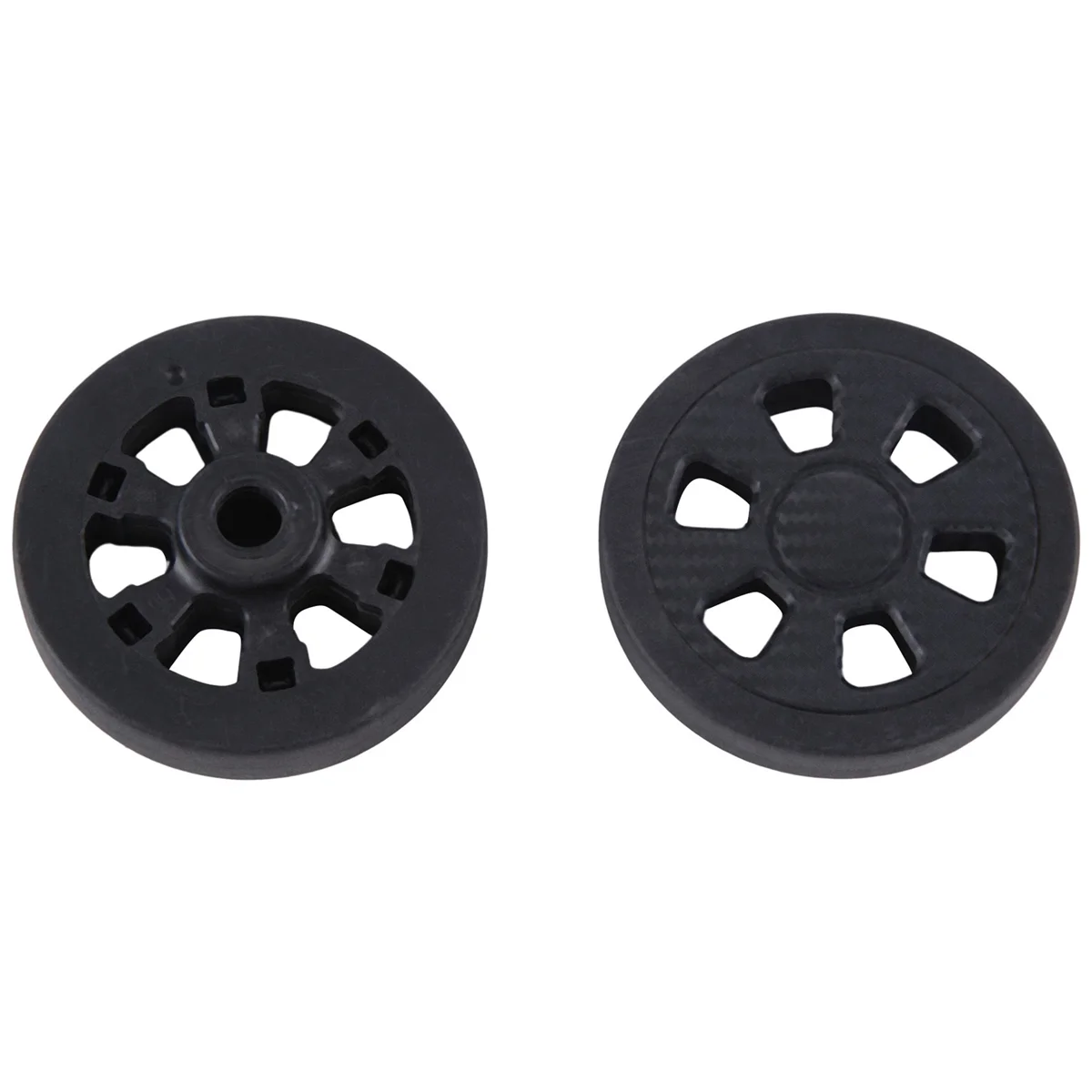 ABQR 60x11mm Ruote per bagagli Sostituzione usura PU Ruote di ricambio per valigie Ruote per bagagli Doppia ruota