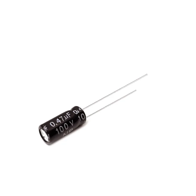 20pcs 100V 0.47uF Electrolytic Capacitor 105C High Temp Radial Long Life 5x11mm for Power Supply
