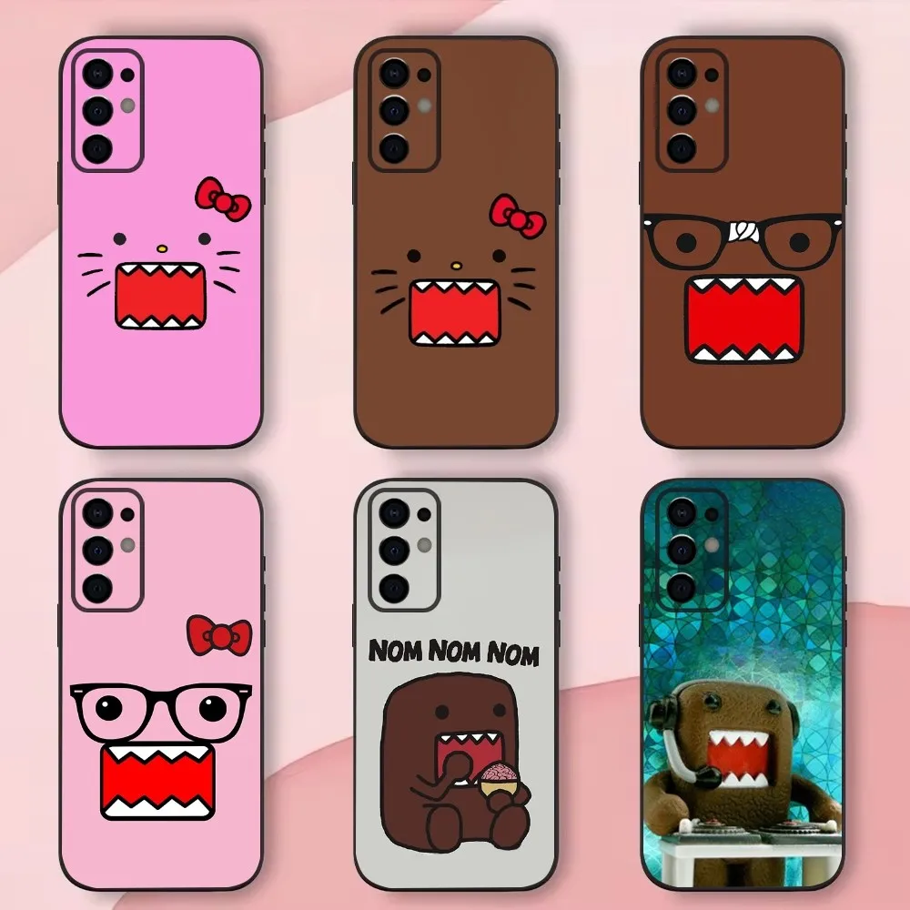 

Cute D-Domo-kun Phone Case For Samsung S24,S21,S22,S23,S30,Ultra,S20,Plus,Fe,Lite,Note,10,9,5G Black Soft Shell