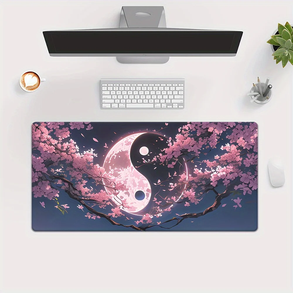 

The anti-slip rubber mouse pad designed by Sakura and Yin-Yang is suitable for home and office computer accessories