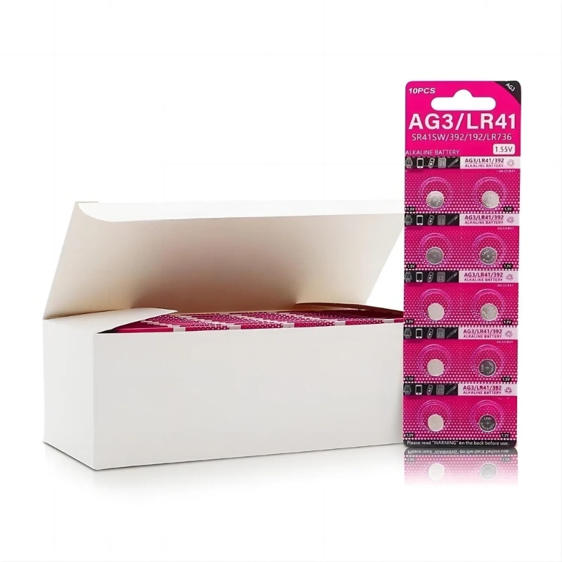 AG3 Cell Coin 1.55V Button Batteries LR41 SR41 192 392 Cells