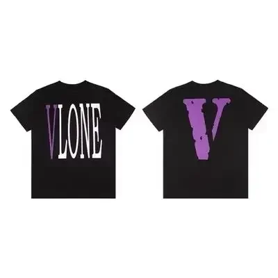 vlone short sleeve T-shirt women v country brand American high street retro half sleeve T-shirt summer men oversized t shirt