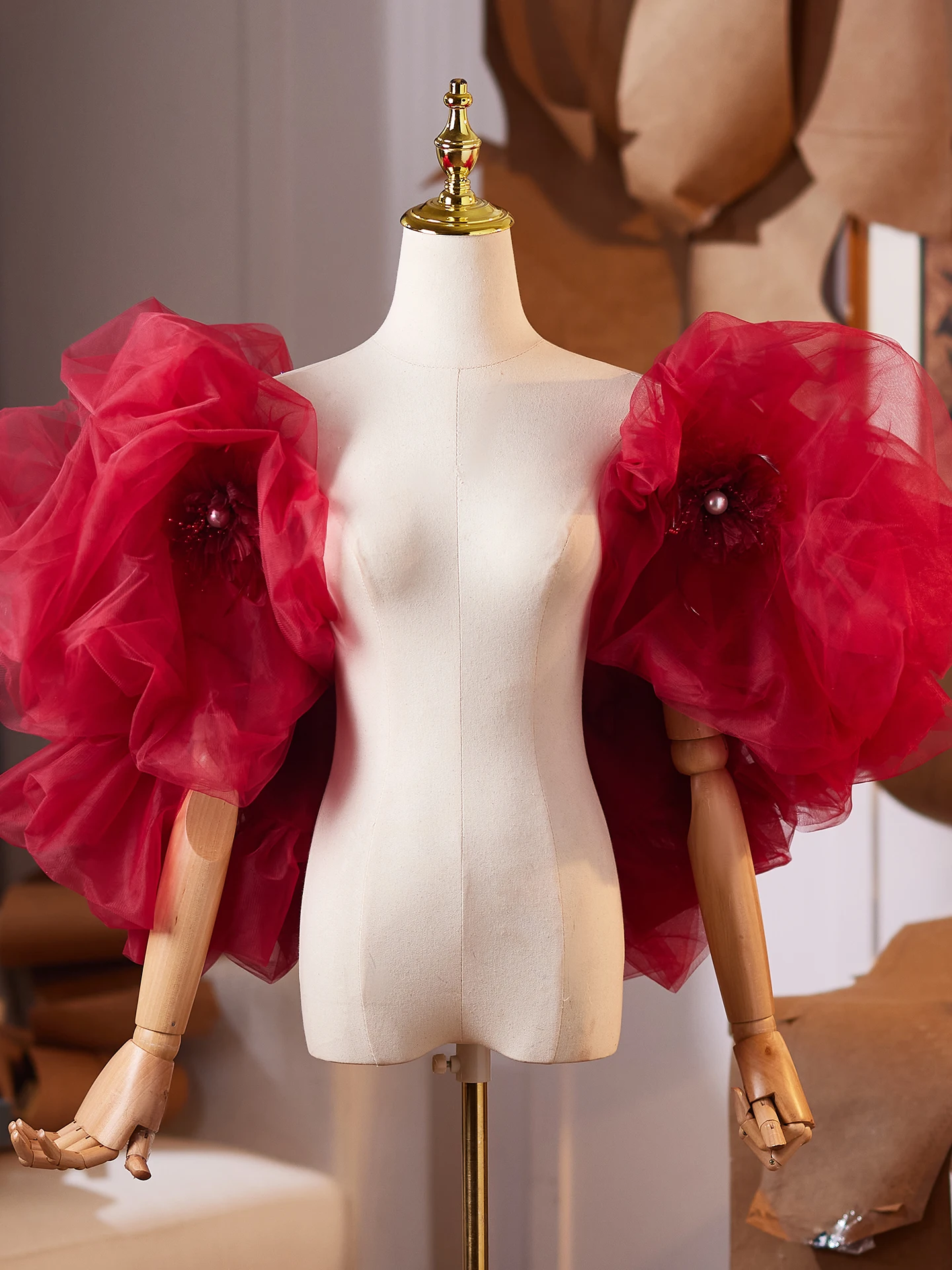 couvre-bras-en-dentelle-rouge-haut-de-gamme-pour-robe-de-soiree-costume-de-spectacle-accessoire-photo-accessoires-de-mode