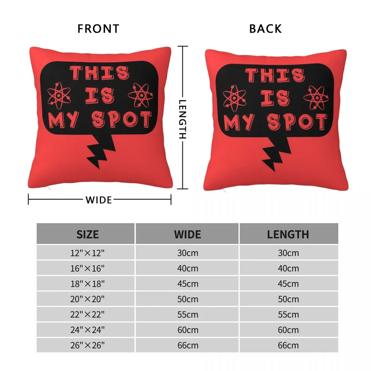 This Is My Spot Pillowcase Polyester Linen Velvet Printed Zip Decor Throw Pillow Case Bed Cushion Cover