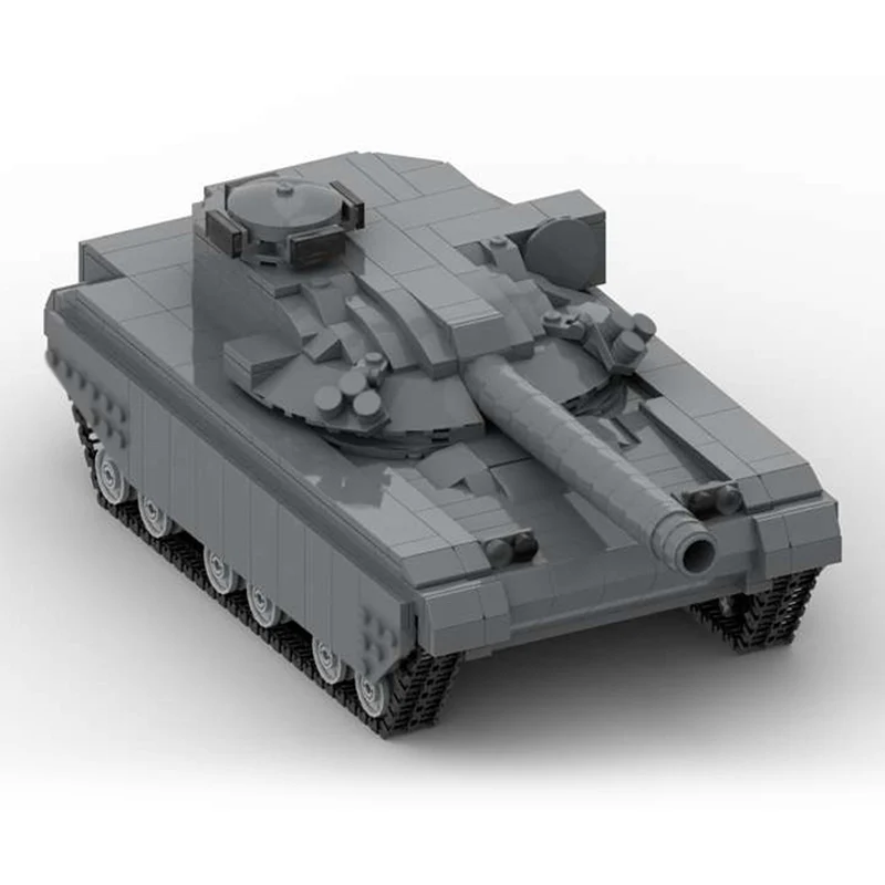 FV4201 Carro armati militari moderni Modello MOC Mattoni da costruzione Attrezzatura da guerra Tecnologia modulare Regali Vacanza Assemblare Giocattolo per bambini Vestito