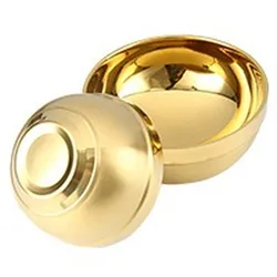 11/14cm 304 Stainless Steel Bowl Gold ChildrenThick Double-layer Heat-prevention  Ramen Fruit Soup Ice Cream Noodle