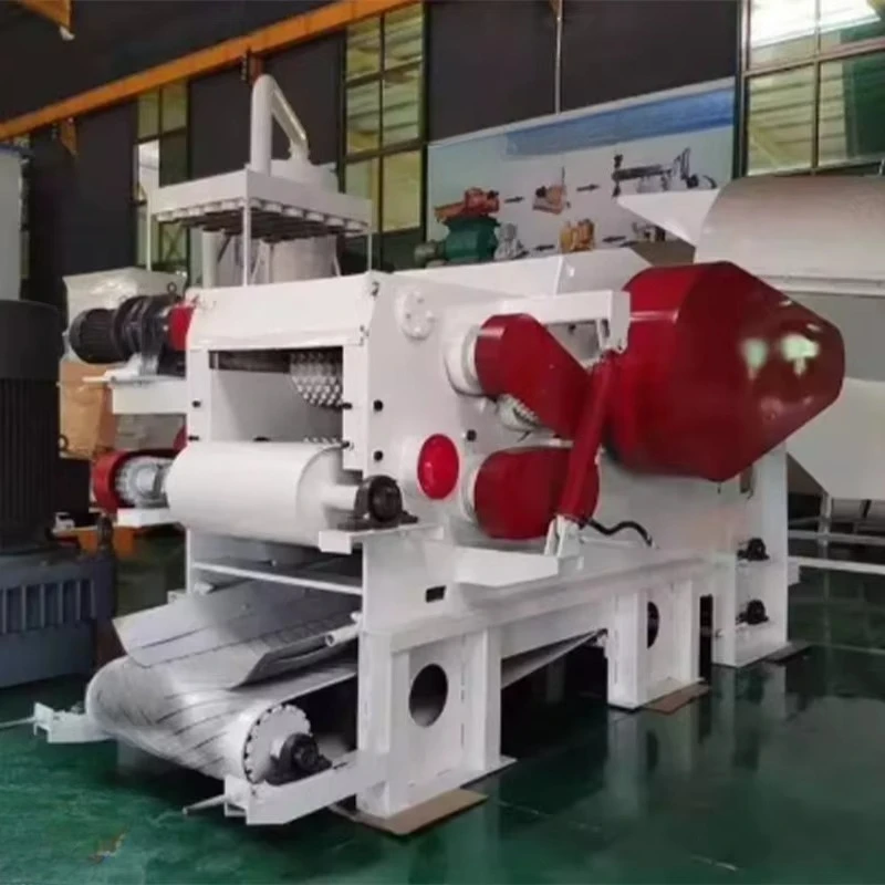 

Electric Wood Chip Cutting Machine Log Chipper Biomass Wood Crusher Engine Motor High Capacity for Pellet Plants Power Plants