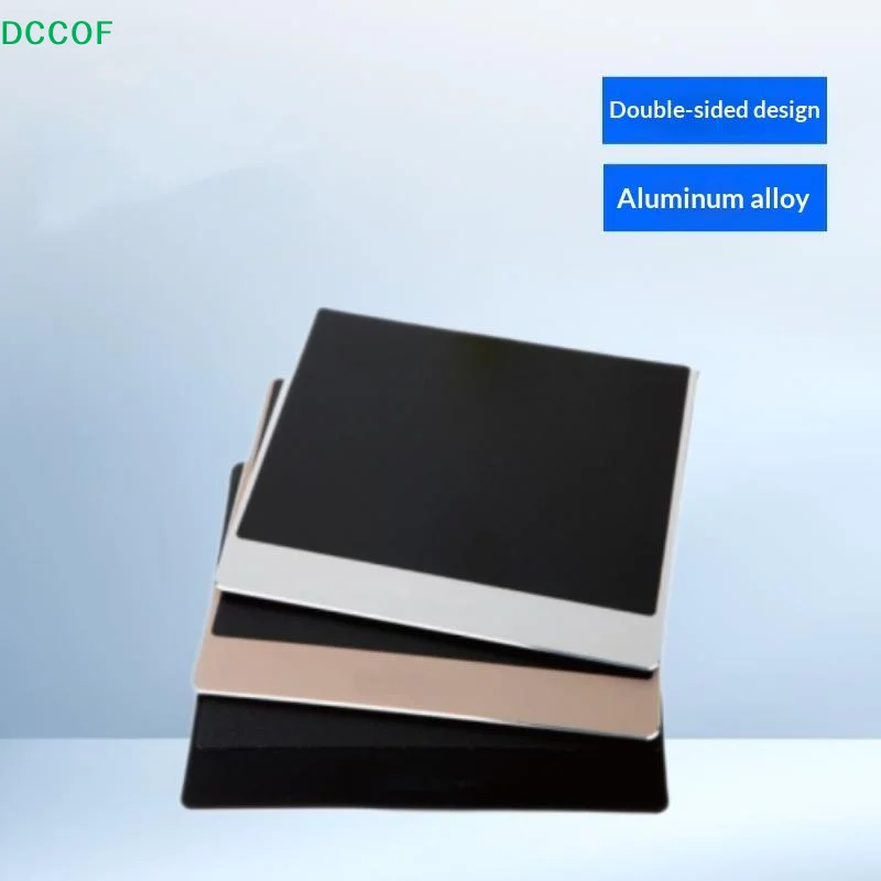 [COF]Aluminum Metal Mouse Pad Mat Hard Smooth Matte Thin Non-Slip Waterproof Fast And Accurate Control Mousepad For Office Home