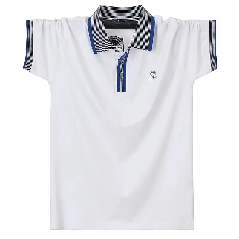 Men's short-sleeved polo New summer model Loose sports t-shirt lapel breathable casual polo shirt men