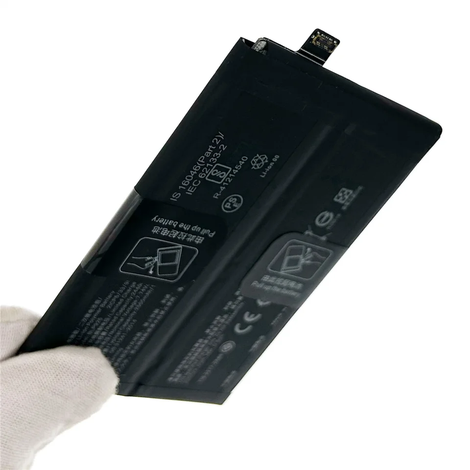 Batería de Reemplazo para OnePlus 12 11 10 Pro 9 8 7 6 8T 7T 9R 10R, Modelos BLP899 BLP827 BLP925 BLP975 BLP989 BLPA25 4