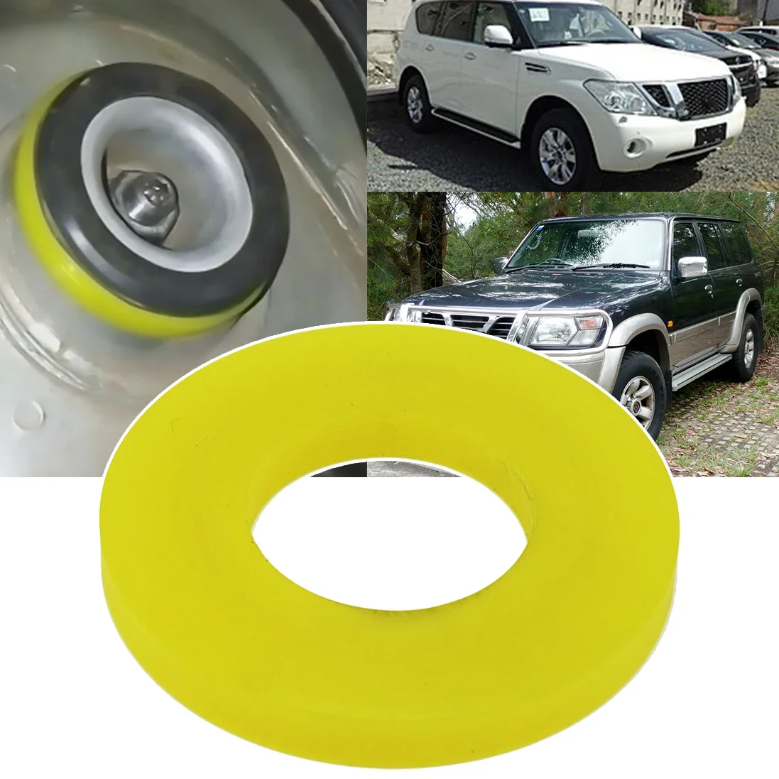 Rubber Bushing Dampers For Nissan Patrol Front Strut Tower Mount Buffer Shock Absorber Car Accessories Comfort Quite Ride Auto