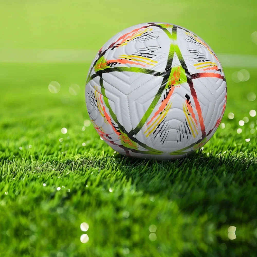 

Fanceey Standard Size 5 PVC Classic Soccer Ball Thicken Machine Sew Futsal Ball Training Competition Sports Game Footbal Gifts