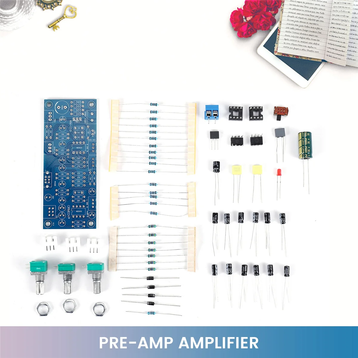 SMIEA 2.1 قناة مضخم الصوت Preamp مجلس مرشح تمرير منخفض قبل أمبير مكبر للصوت مجلس Ne5532 مرشح تمرير منخفض باس المضخم