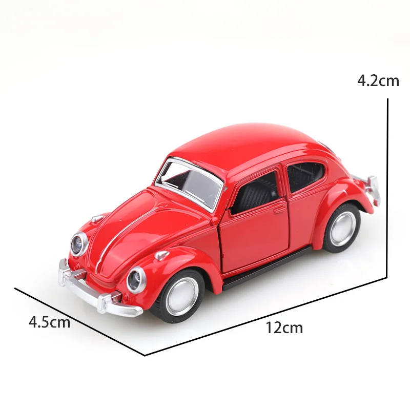 Simulation alloy vintage car door opening children\'s toy car cake decoration car ornament model