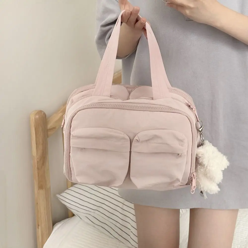 Multi-pouch Travel Cosmetic Bag Nylon Multifunction Makeup Pouch Bag Toiletries Organizer Puffy Travel Wash Bag Shopping