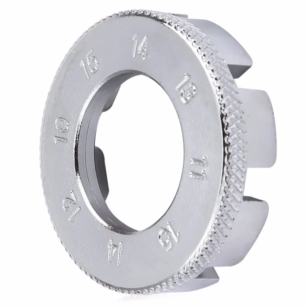 1pc Bicycle 8-hole Spoke Wrench Wire Wrench Aluminum Alloy Rim Wrench Adjustment Wrenches Wheel Tool Bicycle Maintenance Tools