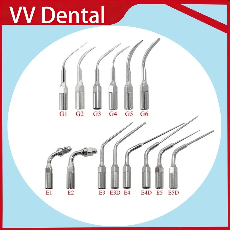 VVDental Ultrasonic Scaler Tip Oral Dental Tip Compatible With EMS Woodpecker Endo Perio Scaling Tips For Teeth Cleaning Tools