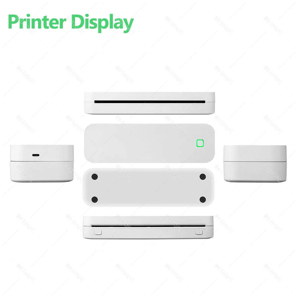 Inkless A4 Portable Thermal Printer Supports A40 Thermal Paper Bluetooth Wireless Mobile Travel Printers for Car & Office Use image 5