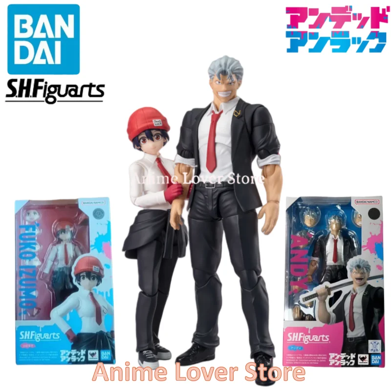 

In Stock Bandai SHFiguarts SHF Undead Unluck Izumo Fuko Andy Anime Action Figure Toys For Gift Collectible Model Ornaments