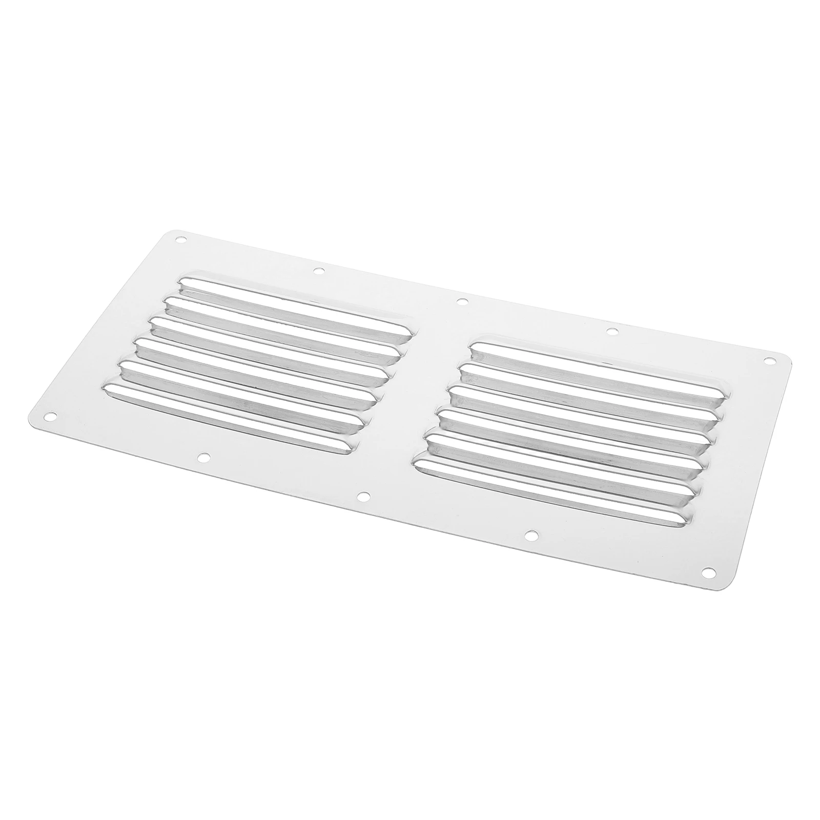 

Stainless Steel Ventilation Cover Grill Venting Panel Rectangle Silver Fire Pit Air Vent Outlet Cover Outdoor Kitchen Vents Gas