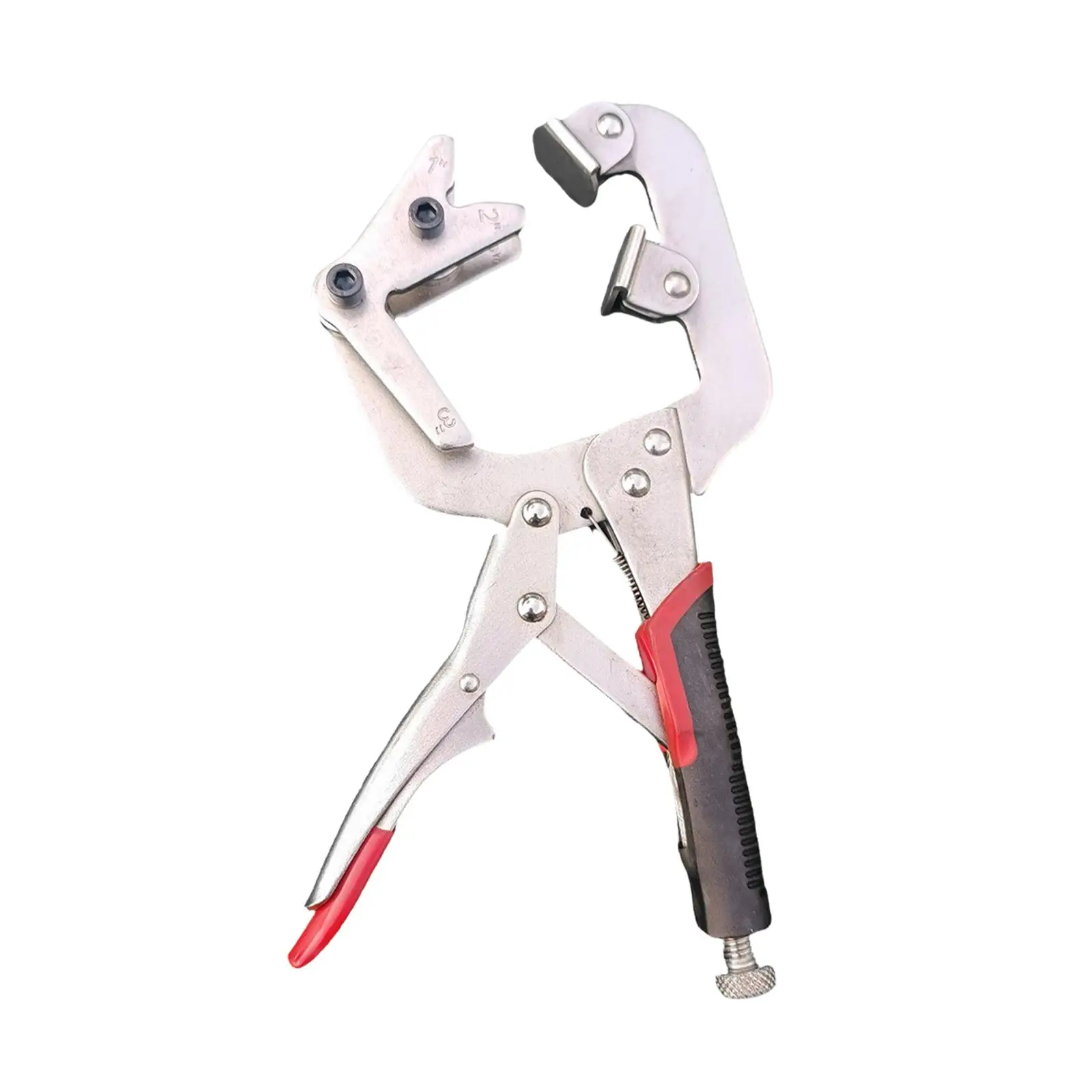 Locking Pliers Nonslip Handle 10 inch Metal Tool Locking Clamps Clamp Set Welding Pipe Plier for Woodworking Home